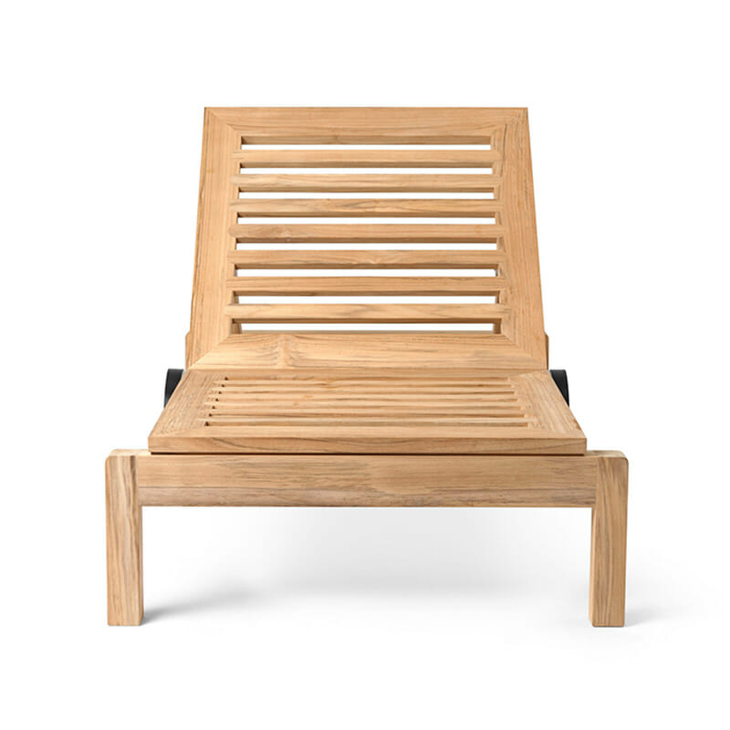 Carl Hansen AH604 Outdoor Lounger by Olson and Baker - Designer & Contemporary Sofas, Furniture - Olson and Baker showcases original designs from authentic, designer brands. Buy contemporary furniture, lighting, storage, sofas & chairs at Olson + Baker.
