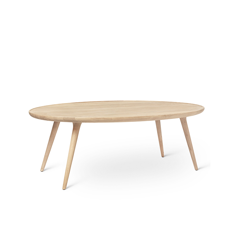 Mater Accent Coffee Table Oval by Space Copenhagen Olson and Baker - Designer & Contemporary Sofas, Furniture - Olson and Baker showcases original designs from authentic, designer brands. Buy contemporary furniture, lighting, storage, sofas & chairs at Olson + Baker.