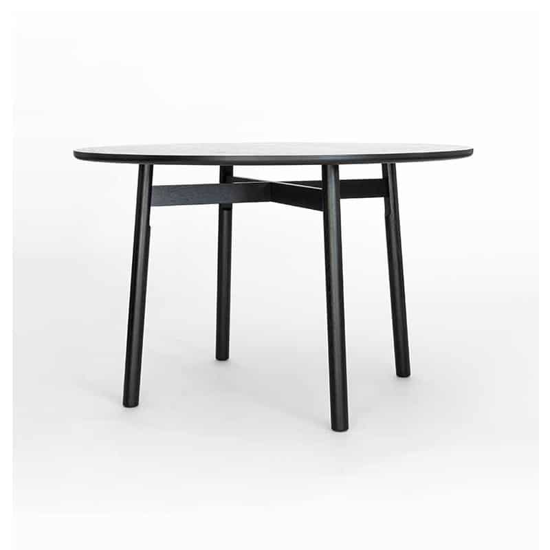 Case Furniture - Kigumi Table - Black - Packshot Image 06 Olson and Baker - Designer & Contemporary Sofas, Furniture - Olson and Baker showcases original designs from authentic, designer brands. Buy contemporary furniture, lighting, storage, sofas & chairs at Olson + Baker.