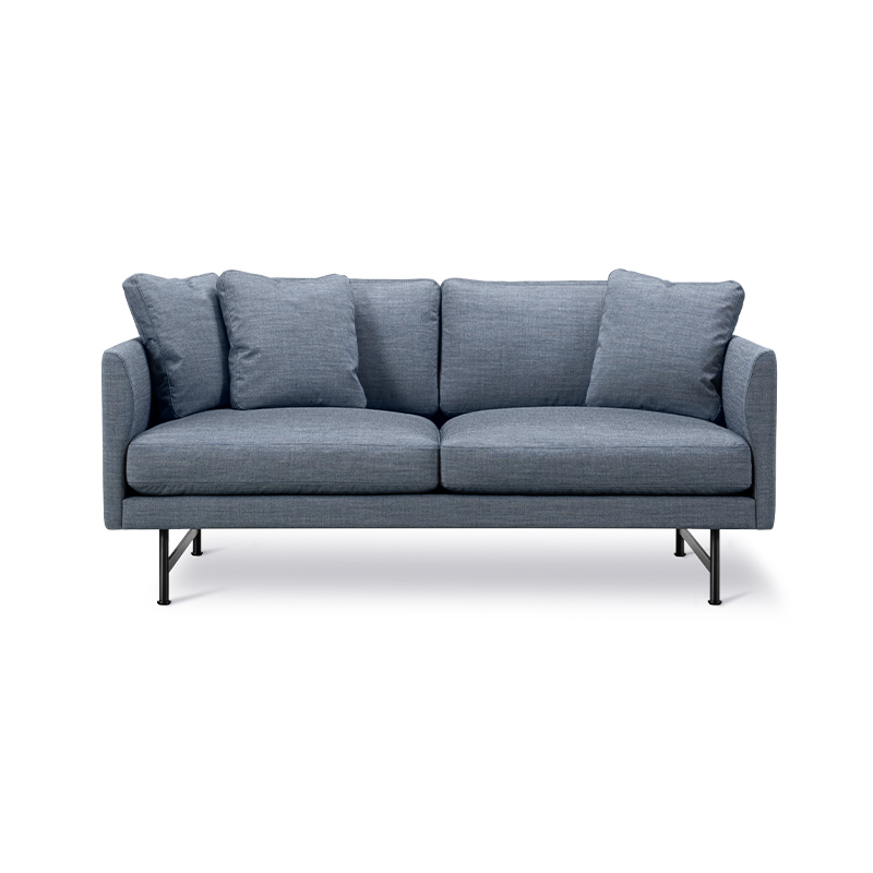 Fredericia Calmo Two Seater Sofa 80 by Hugo Passos Olson and Baker - Designer & Contemporary Sofas, Furniture - Olson and Baker showcases original designs from authentic, designer brands. Buy contemporary furniture, lighting, storage, sofas & chairs at Olson + Baker.