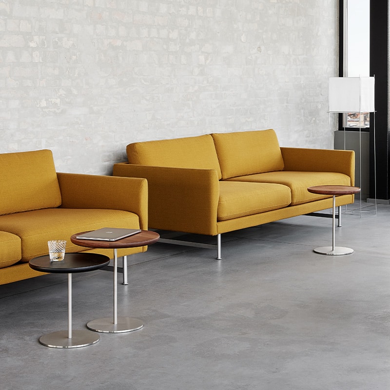 Fredericia Calmo Two Seater Sofa 95 Lifestyle Image 04 Olson and Baker - Designer & Contemporary Sofas, Furniture - Olson and Baker showcases original designs from authentic, designer brands. Buy contemporary furniture, lighting, storage, sofas & chairs at Olson + Baker.