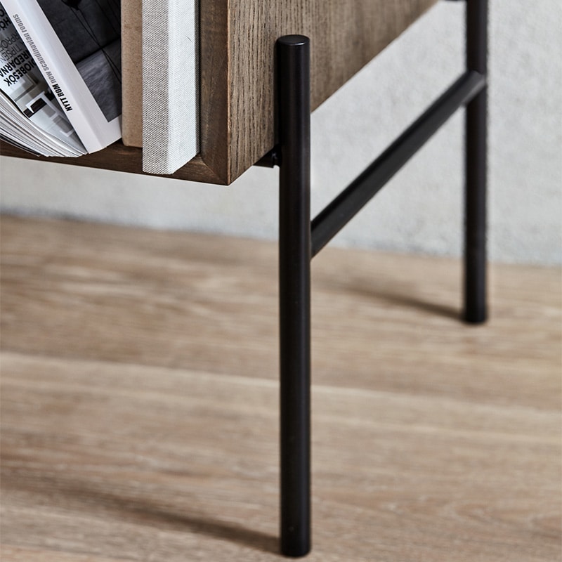 Northern - Hifive Bedside Table - Lifestyle Image 04 Olson and Baker - Designer & Contemporary Sofas, Furniture - Olson and Baker showcases original designs from authentic, designer brands. Buy contemporary furniture, lighting, storage, sofas & chairs at Olson + Baker.