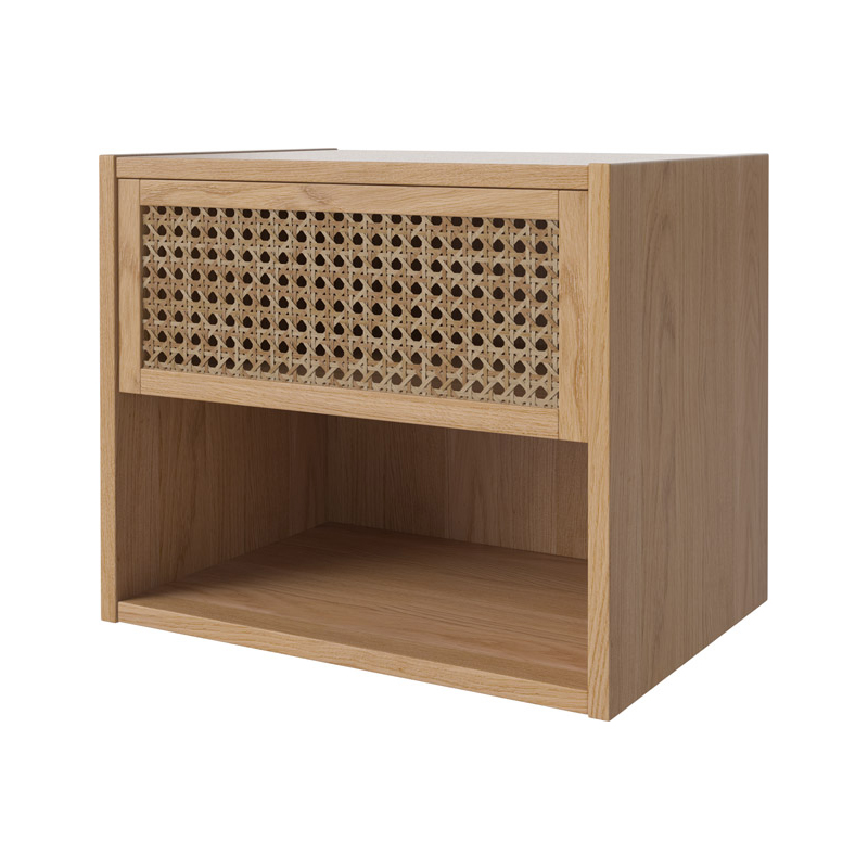 Cana Rattan Bedside Table by Olson and Baker - Designer & Contemporary Sofas, Furniture - Olson and Baker showcases original designs from authentic, designer brands. Buy contemporary furniture, lighting, storage, sofas & chairs at Olson + Baker.