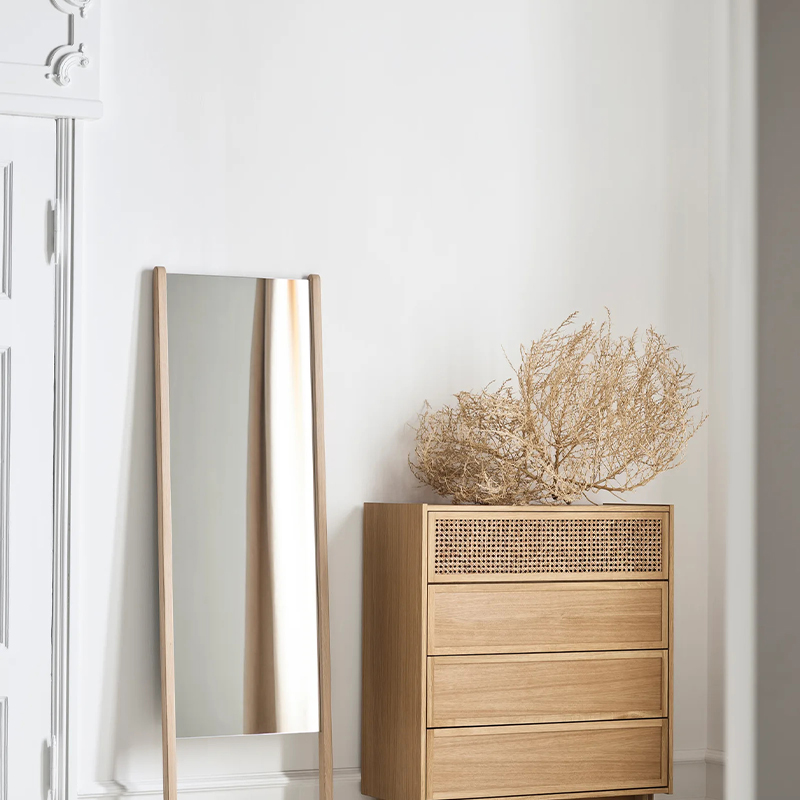 Bolia - Cana Rattan Chest of Drawers - Lifestyle image 02 Olson and Baker - Designer & Contemporary Sofas, Furniture - Olson and Baker showcases original designs from authentic, designer brands. Buy contemporary furniture, lighting, storage, sofas & chairs at Olson + Baker.