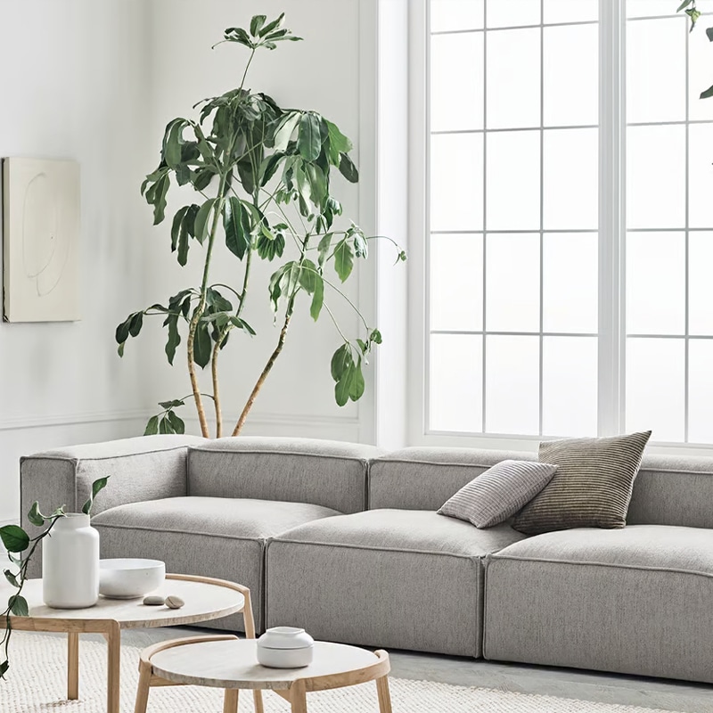 Bolia - Cosima Sofa Three Seater - Lifestyle image 01 Olson and Baker - Designer & Contemporary Sofas, Furniture - Olson and Baker showcases original designs from authentic, designer brands. Buy contemporary furniture, lighting, storage, sofas & chairs at Olson + Baker.