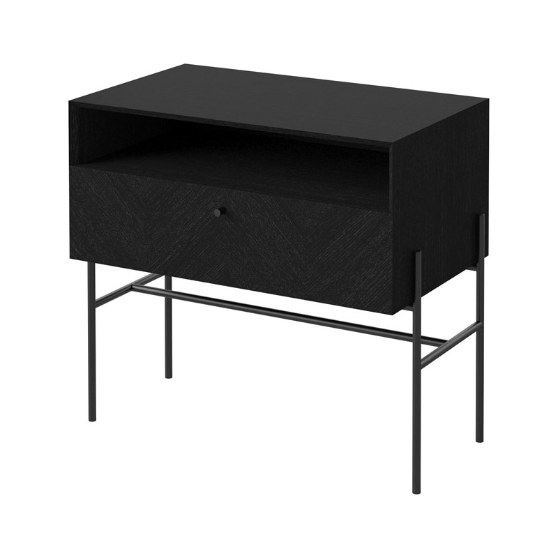 Luxe Bedside Table - One Drawer by Olson and Baker - Designer & Contemporary Sofas, Furniture - Olson and Baker showcases original designs from authentic, designer brands. Buy contemporary furniture, lighting, storage, sofas & chairs at Olson + Baker.