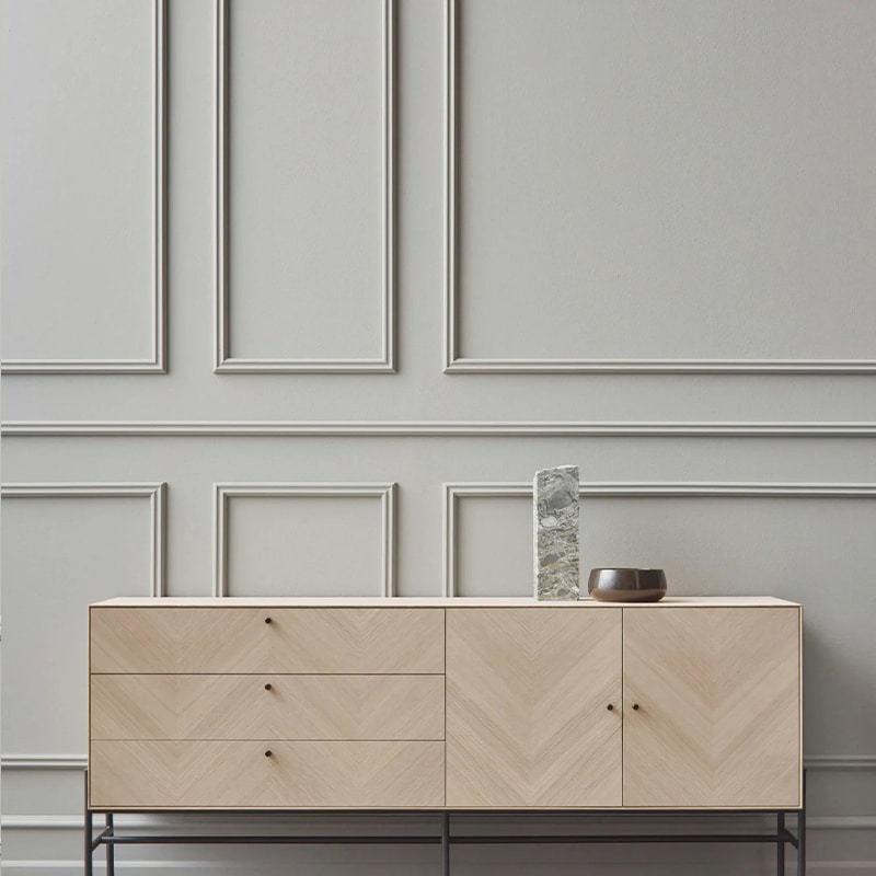 Bolia - Luxe Sideboard - Lifestyle image 02 Olson and Baker - Designer & Contemporary Sofas, Furniture - Olson and Baker showcases original designs from authentic, designer brands. Buy contemporary furniture, lighting, storage, sofas & chairs at Olson + Baker.