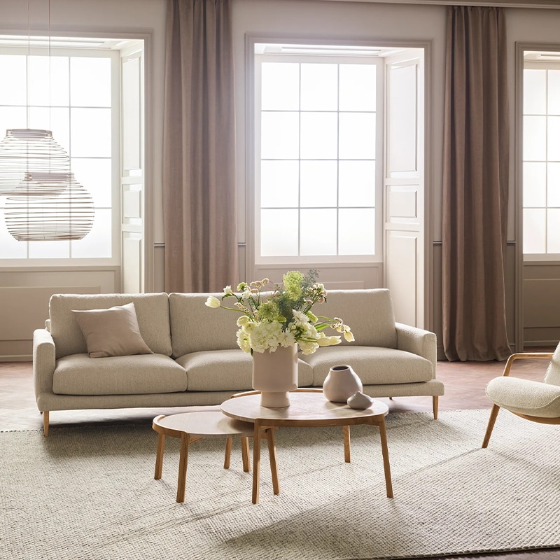 Bolia - Veneda Sofa Two Seater - Lifestyle image 03 Olson and Baker - Designer & Contemporary Sofas, Furniture - Olson and Baker showcases original designs from authentic, designer brands. Buy contemporary furniture, lighting, storage, sofas & chairs at Olson + Baker.