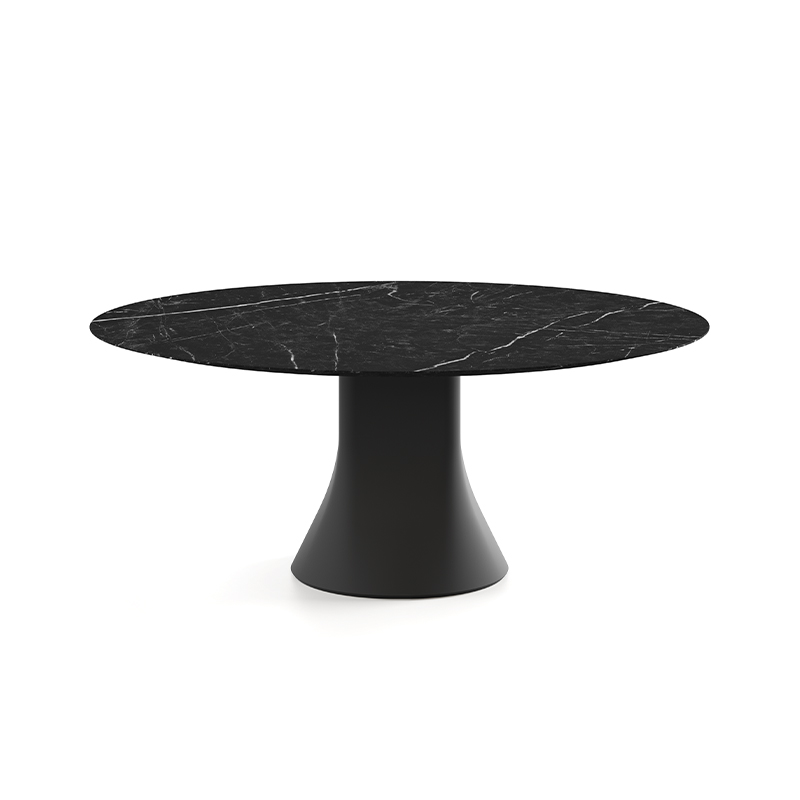 Cambio Round Pedestal Dining Table by Olson and Baker - Designer & Contemporary Sofas, Furniture - Olson and Baker showcases original designs from authentic, designer brands. Buy contemporary furniture, lighting, storage, sofas & chairs at Olson + Baker.