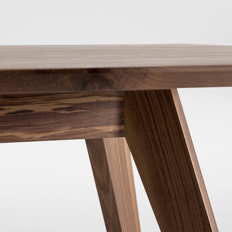 Zeitraum - Cena Dining Table - Walnut - Detail 03 Olson and Baker - Designer & Contemporary Sofas, Furniture - Olson and Baker showcases original designs from authentic, designer brands. Buy contemporary furniture, lighting, storage, sofas & chairs at Olson + Baker.