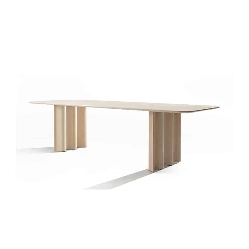 Zeitraum Curtain Dining Table by Olson and Baker - Designer & Contemporary Sofas, Furniture - Olson and Baker showcases original designs from authentic, designer brands. Buy contemporary furniture, lighting, storage, sofas & chairs at Olson + Baker.