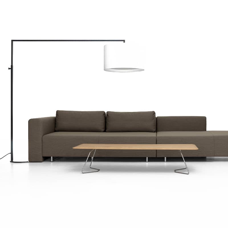 Zeitraum - High Noon Arc Floor Lamp - Packshot 02 Olson and Baker - Designer & Contemporary Sofas, Furniture - Olson and Baker showcases original designs from authentic, designer brands. Buy contemporary furniture, lighting, storage, sofas & chairs at Olson + Baker.