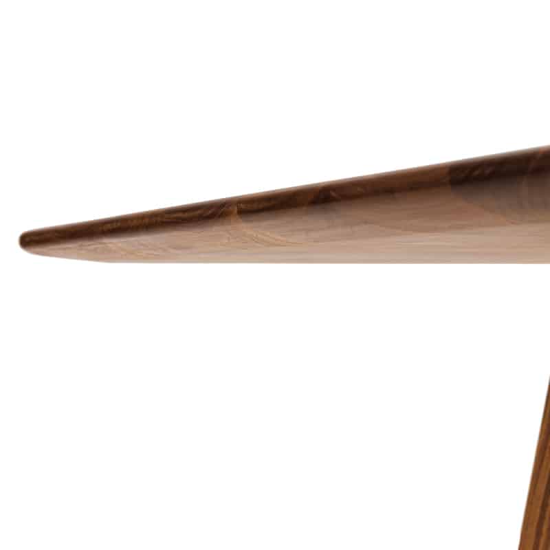 Zeitraum - Twist Desk - Walnut Detail - 02 Olson and Baker - Designer & Contemporary Sofas, Furniture - Olson and Baker showcases original designs from authentic, designer brands. Buy contemporary furniture, lighting, storage, sofas & chairs at Olson + Baker.