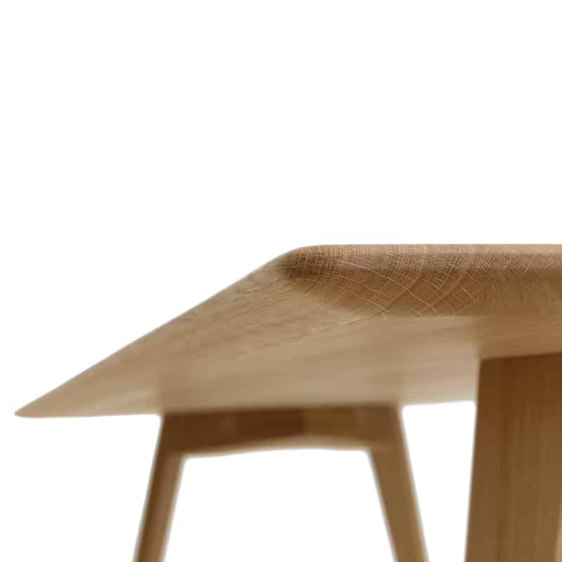 Zeitraum - Twist Dining Table - Oak - Detail 01 Olson and Baker - Designer & Contemporary Sofas, Furniture - Olson and Baker showcases original designs from authentic, designer brands. Buy contemporary furniture, lighting, storage, sofas & chairs at Olson + Baker.