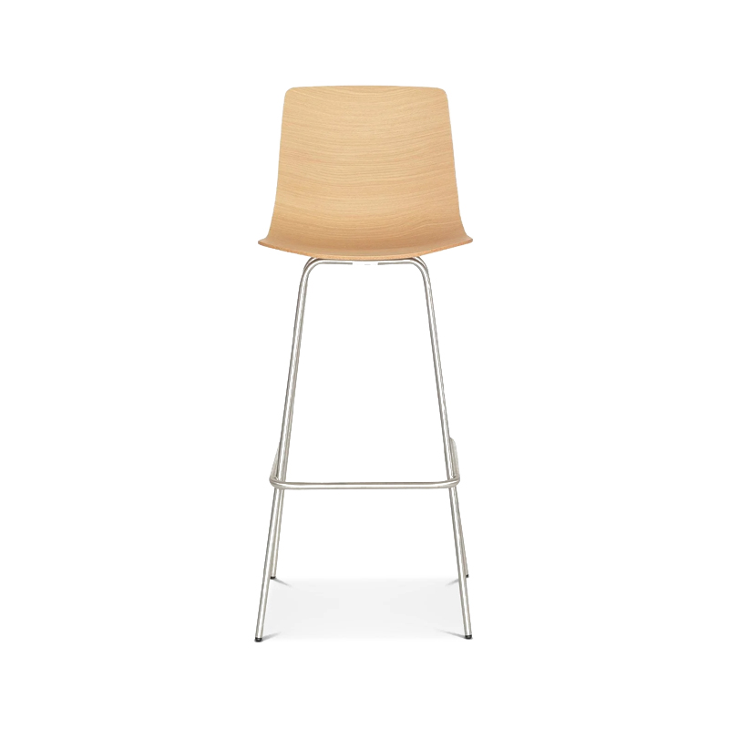 Case Furniture Loku Bar Stool with Tubular Base by Shin Azumi Olson and Baker - Designer & Contemporary Sofas, Furniture - Olson and Baker showcases original designs from authentic, designer brands. Buy contemporary furniture, lighting, storage, sofas & chairs at Olson + Baker.