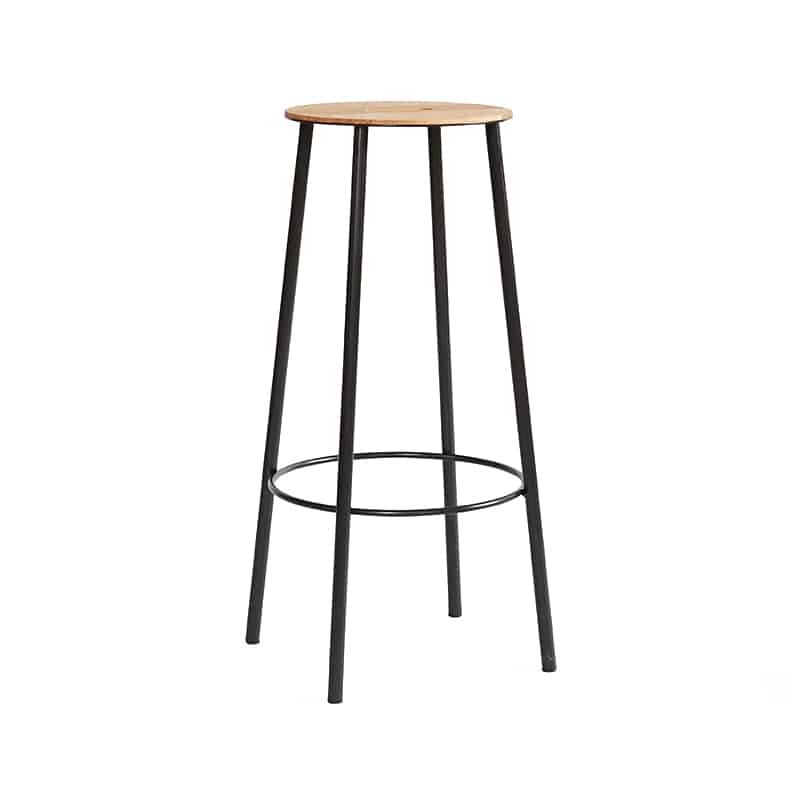 Ethnicraft Baretto Bar Stool by Sascha Sartory Olson and Baker - Designer & Contemporary Sofas, Furniture - Olson and Baker showcases original designs from authentic, designer brands. Buy contemporary furniture, lighting, storage, sofas & chairs at Olson + Baker.