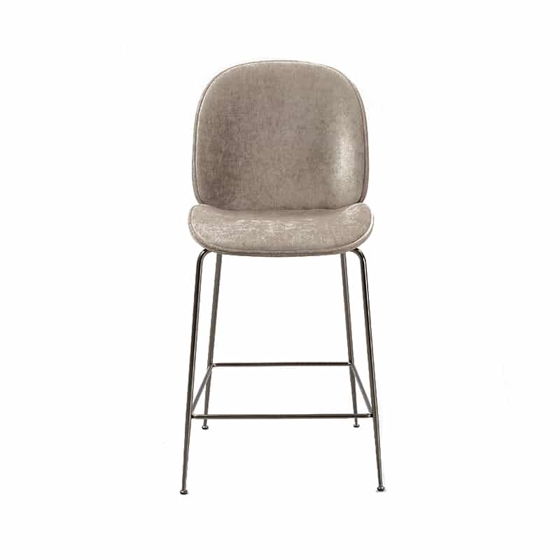 Gubi Beetle Bar Chair Fully Upholstered with Conic Base by GamFratesi Olson and Baker - Designer & Contemporary Sofas, Furniture - Olson and Baker showcases original designs from authentic, designer brands. Buy contemporary furniture, lighting, storage, sofas & chairs at Olson + Baker.