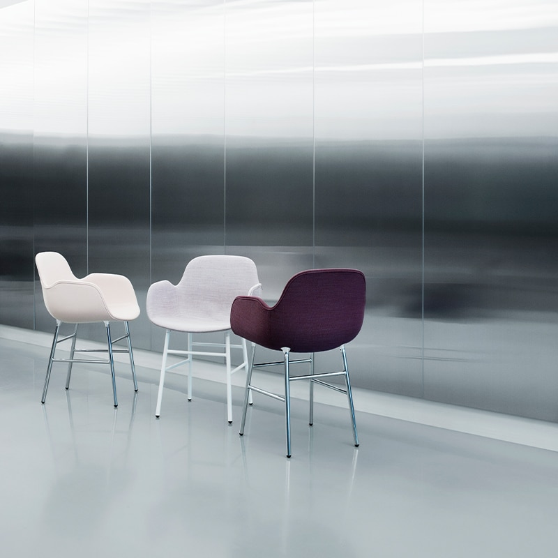 Normann Copenhagen - Form Armchair - Lifestyle image 02 Olson and Baker - Designer & Contemporary Sofas, Furniture - Olson and Baker showcases original designs from authentic, designer brands. Buy contemporary furniture, lighting, storage, sofas & chairs at Olson + Baker.
