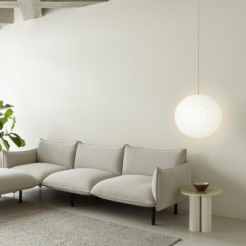 Normann Copenhagen - Pix Pendant Lamp - Lifestyle image 01 Olson and Baker - Designer & Contemporary Sofas, Furniture - Olson and Baker showcases original designs from authentic, designer brands. Buy contemporary furniture, lighting, storage, sofas & chairs at Olson + Baker.