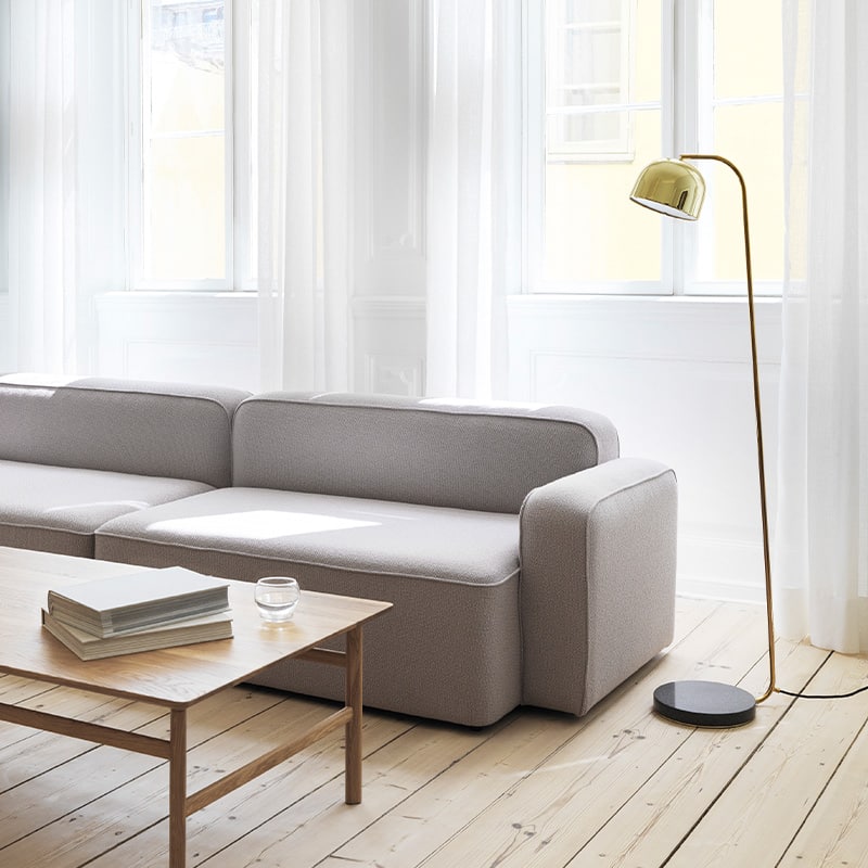 Normann Copenhagen - Rope Sofa Three Seater - Lifestyle image 02 Olson and Baker - Designer & Contemporary Sofas, Furniture - Olson and Baker showcases original designs from authentic, designer brands. Buy contemporary furniture, lighting, storage, sofas & chairs at Olson + Baker.