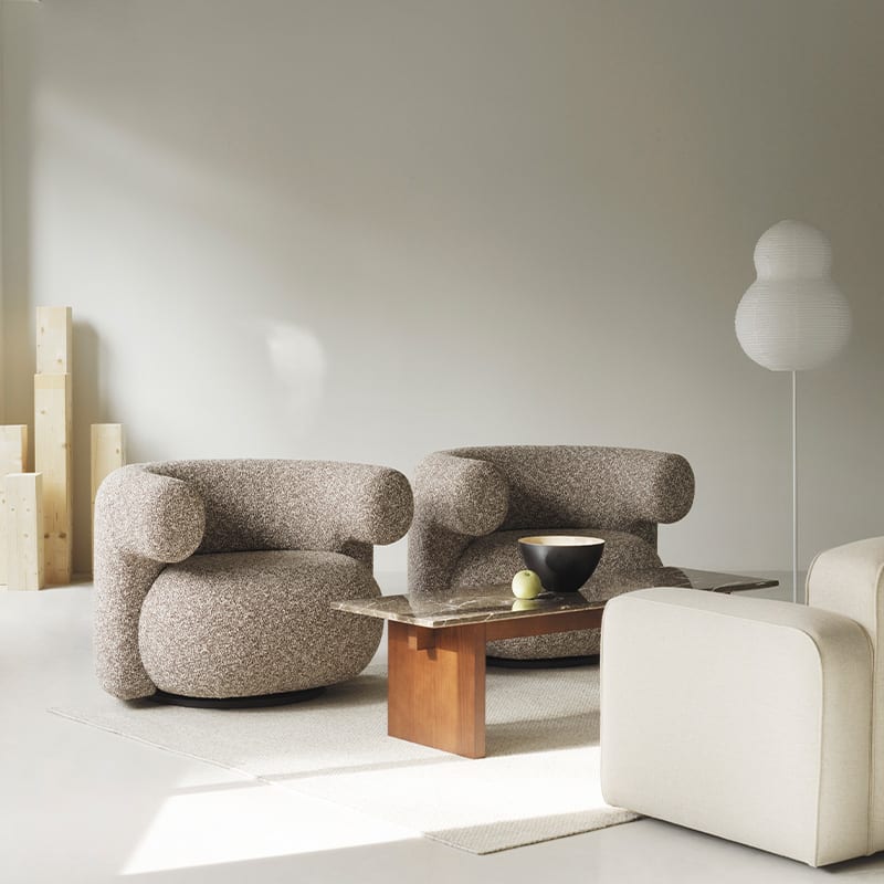 Normann Copenhagen - Solid Table - Lifestyle image 03 Olson and Baker - Designer & Contemporary Sofas, Furniture - Olson and Baker showcases original designs from authentic, designer brands. Buy contemporary furniture, lighting, storage, sofas & chairs at Olson + Baker.