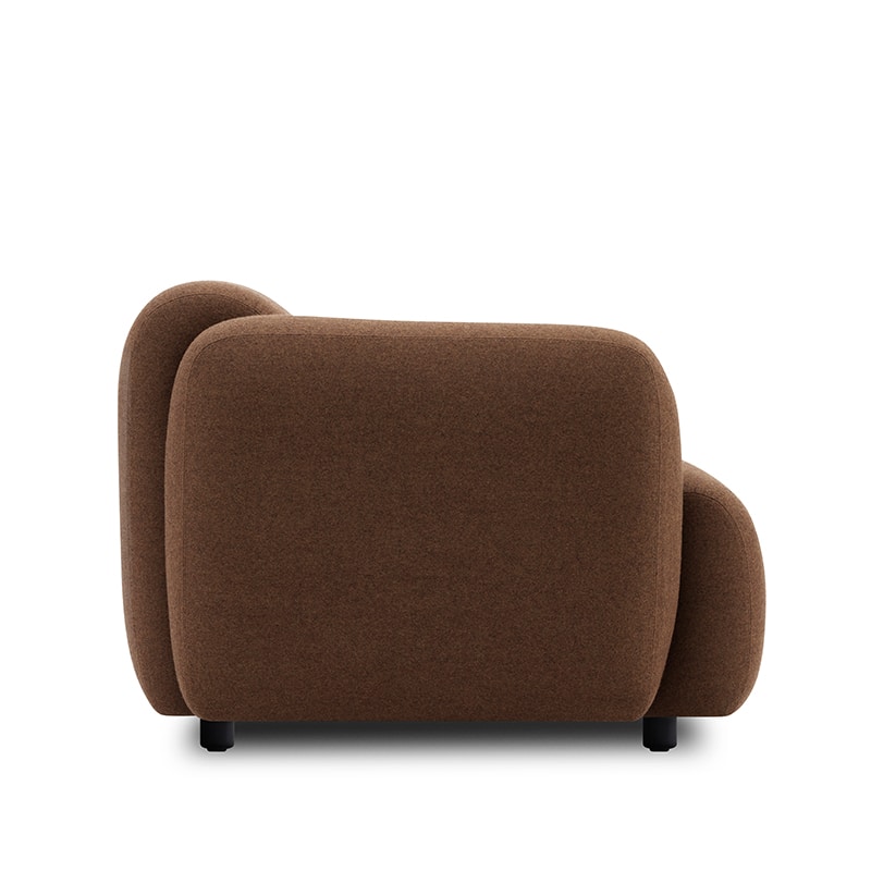 Normann Copenhagen - Swell Sofa Three Seater - Packshot 02 Olson and Baker - Designer & Contemporary Sofas, Furniture - Olson and Baker showcases original designs from authentic, designer brands. Buy contemporary furniture, lighting, storage, sofas & chairs at Olson + Baker.