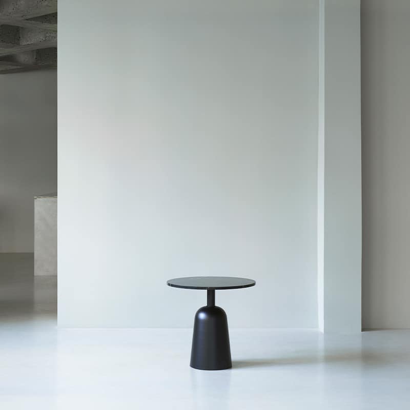 Normann Copenhagen - Turn Table - Lifestyle image 03 Olson and Baker - Designer & Contemporary Sofas, Furniture - Olson and Baker showcases original designs from authentic, designer brands. Buy contemporary furniture, lighting, storage, sofas & chairs at Olson + Baker.