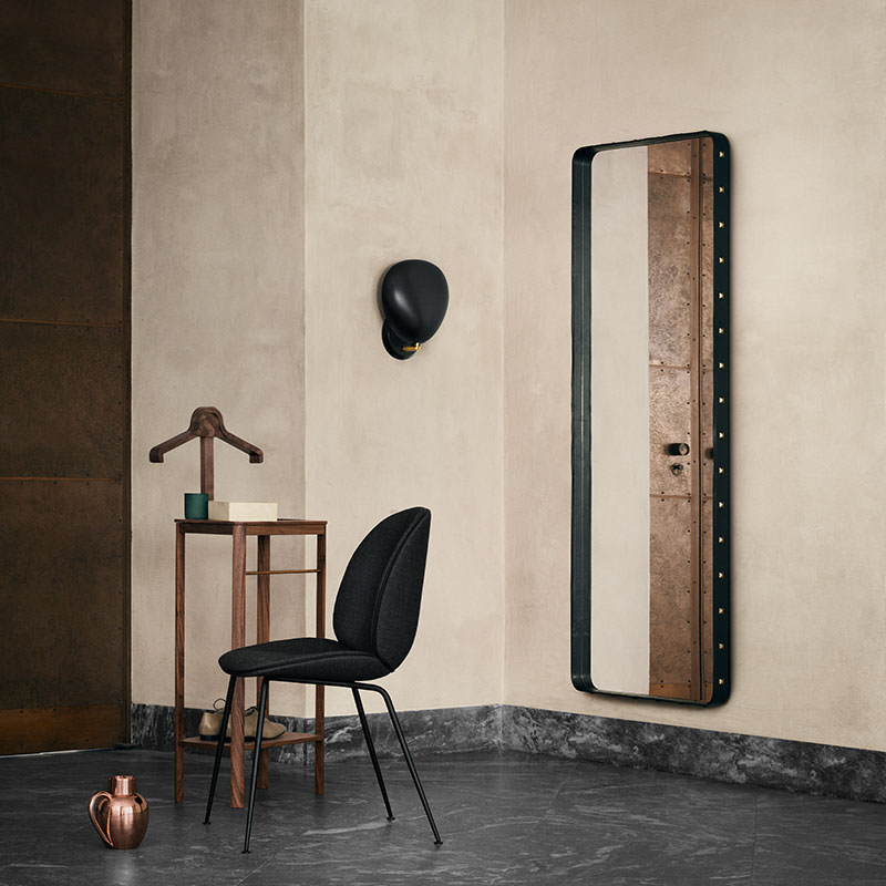 Gubi-Adnet-Rectangular-Wall-Mirror-by-Jacques-Adnet-lifestyle-00000003 Olson and Baker - Designer & Contemporary Sofas, Furniture - Olson and Baker showcases original designs from authentic, designer brands. Buy contemporary furniture, lighting, storage, sofas & chairs at Olson + Baker.