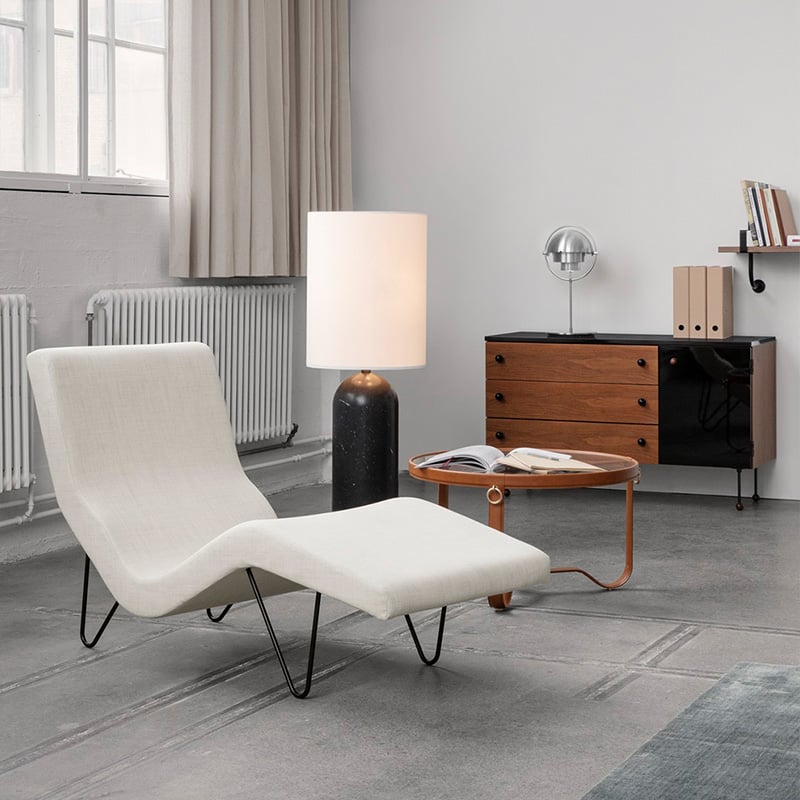 Gubi-Gravity-XL-Floor-Lamp-lifestyle-000002 Olson and Baker - Designer & Contemporary Sofas, Furniture - Olson and Baker showcases original designs from authentic, designer brands. Buy contemporary furniture, lighting, storage, sofas & chairs at Olson + Baker.