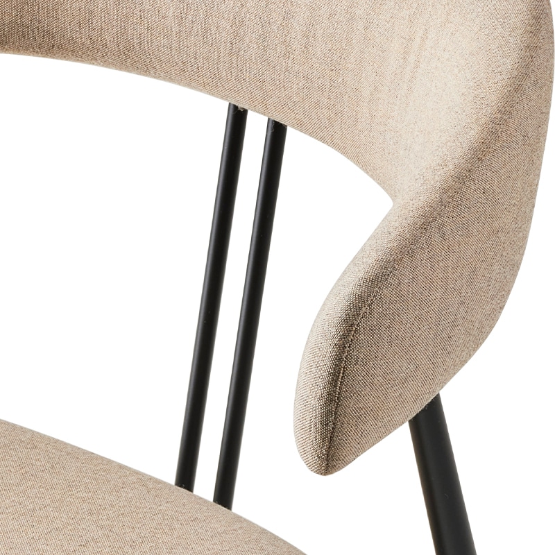 Gubi-Violin-Dining-Chair-Detail-000002 Olson and Baker - Designer & Contemporary Sofas, Furniture - Olson and Baker showcases original designs from authentic, designer brands. Buy contemporary furniture, lighting, storage, sofas & chairs at Olson + Baker.