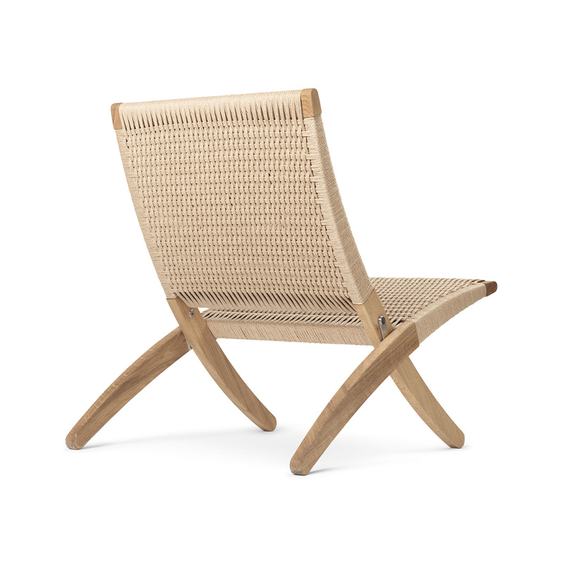 MG501 Cuba Chair by Carl Hansen Oak Oil Papercord Natural Packshot 02 Olson and Baker - Designer & Contemporary Sofas, Furniture - Olson and Baker showcases original designs from authentic, designer brands. Buy contemporary furniture, lighting, storage, sofas & chairs at Olson + Baker.