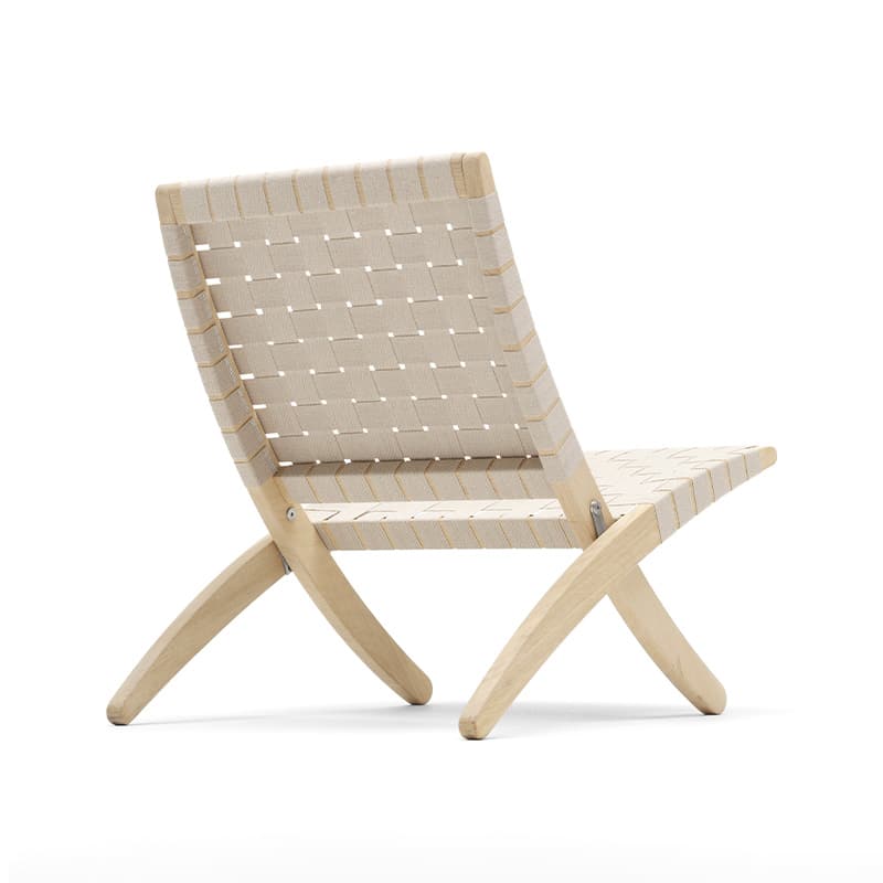 MG501 Cuba Chair by Carl Hansen Oak soap Webbing Nature Packshot 02 Olson and Baker - Designer & Contemporary Sofas, Furniture - Olson and Baker showcases original designs from authentic, designer brands. Buy contemporary furniture, lighting, storage, sofas & chairs at Olson + Baker.