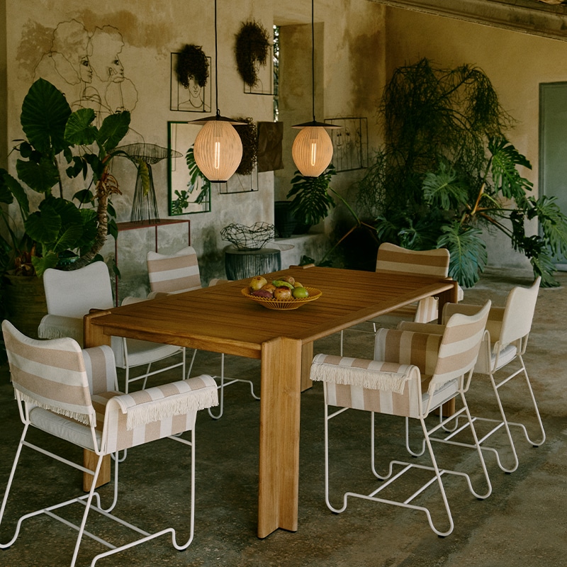 gubi-atmosfera-dining-table-lifestyle-0000001 Olson and Baker - Designer & Contemporary Sofas, Furniture - Olson and Baker showcases original designs from authentic, designer brands. Buy contemporary furniture, lighting, storage, sofas & chairs at Olson + Baker.