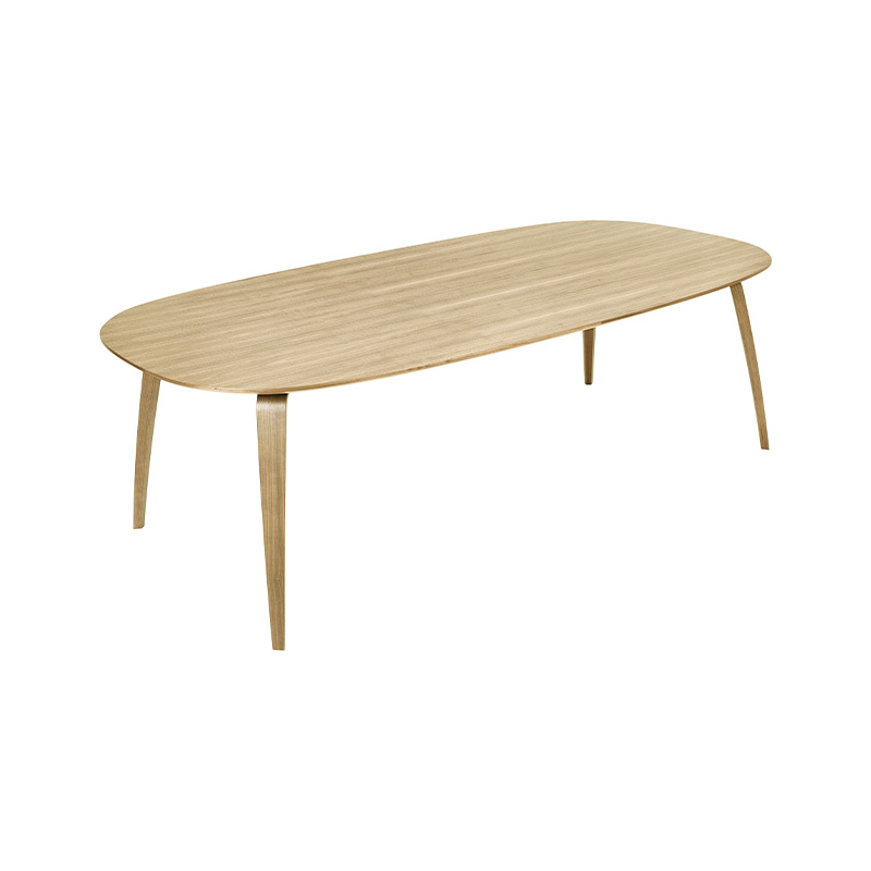Gubi Gubi Dining Table - Elliptical by Komplot Design Olson and Baker - Designer & Contemporary Sofas, Furniture - Olson and Baker showcases original designs from authentic, designer brands. Buy contemporary furniture, lighting, storage, sofas & chairs at Olson + Baker.