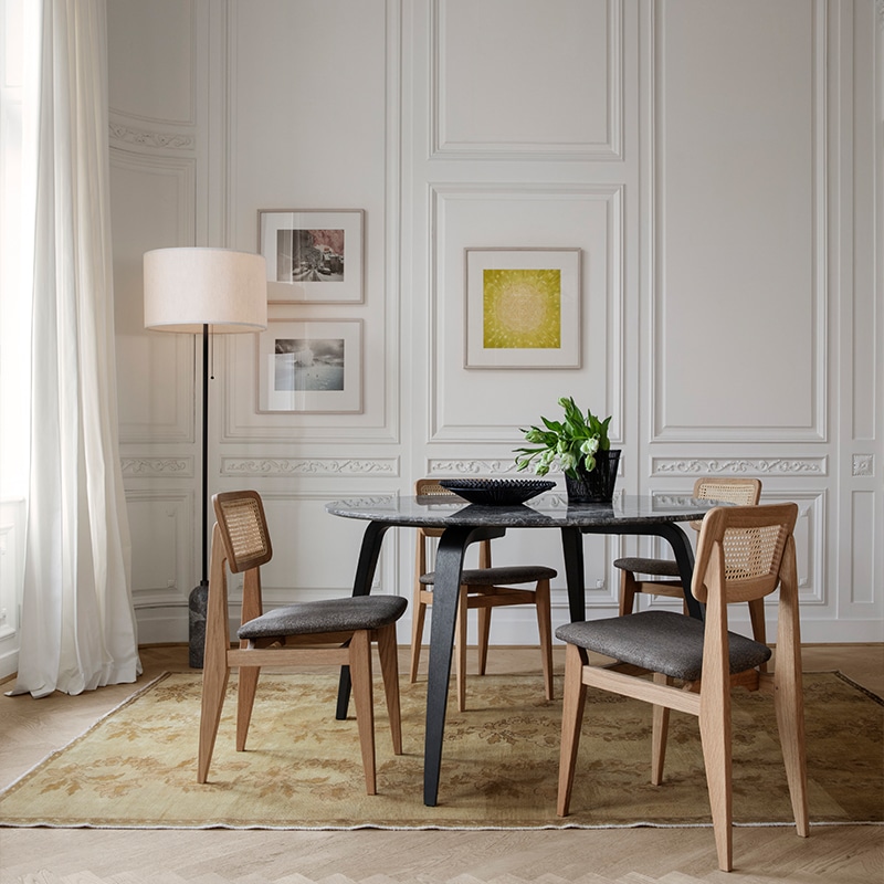 gubi-gubi-dining-table-round-lifestyle-0000001 Olson and Baker - Designer & Contemporary Sofas, Furniture - Olson and Baker showcases original designs from authentic, designer brands. Buy contemporary furniture, lighting, storage, sofas & chairs at Olson + Baker.
