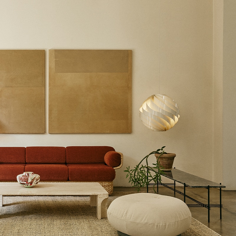 gubi-turbo-pendant-lifestyle-00000003 Olson and Baker - Designer & Contemporary Sofas, Furniture - Olson and Baker showcases original designs from authentic, designer brands. Buy contemporary furniture, lighting, storage, sofas & chairs at Olson + Baker.
