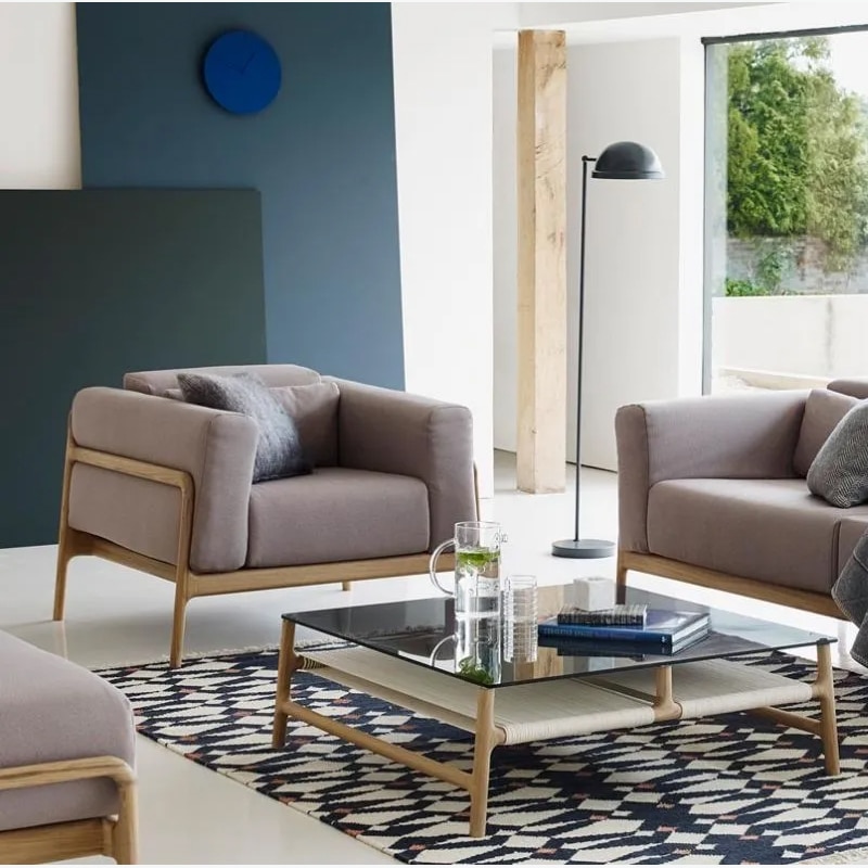 gazzda - fawn armchair - lifestyle 000001 Olson and Baker - Designer & Contemporary Sofas, Furniture - Olson and Baker showcases original designs from authentic, designer brands. Buy contemporary furniture, lighting, storage, sofas & chairs at Olson + Baker.