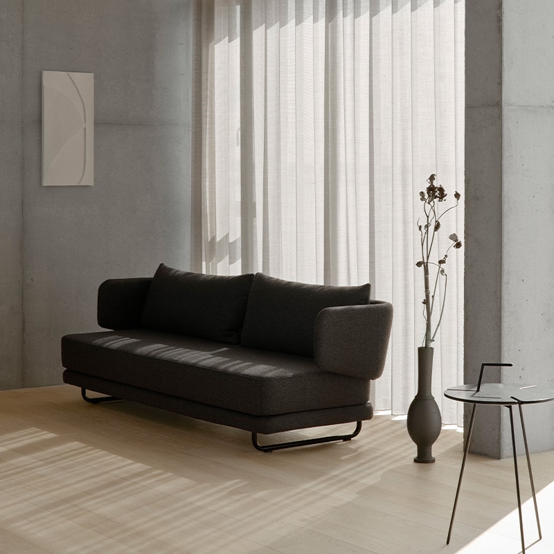 softline-jasper-sofa-bed-lifestyle-01 Olson and Baker - Designer & Contemporary Sofas, Furniture - Olson and Baker showcases original designs from authentic, designer brands. Buy contemporary furniture, lighting, storage, sofas & chairs at Olson + Baker.