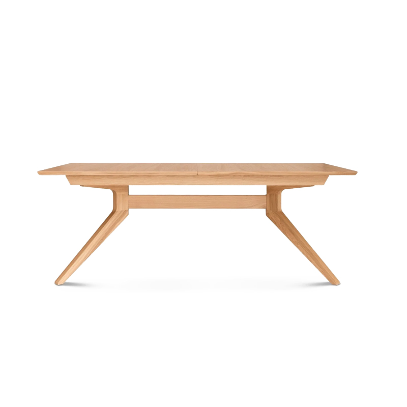 Case Furniture Cross Dining Table Extendable by Matthew Hilton Olson and Baker - Designer & Contemporary Sofas, Furniture - Olson and Baker showcases original designs from authentic, designer brands. Buy contemporary furniture, lighting, storage, sofas & chairs at Olson + Baker.