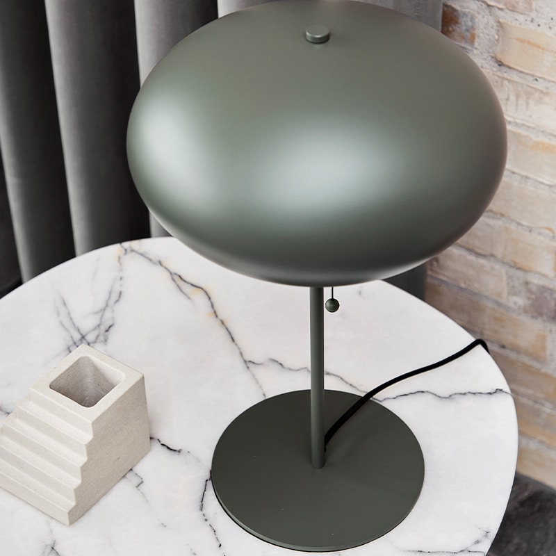 Frandsen - Champ Table Lamp - Lifestyle 000001 Olson and Baker - Designer & Contemporary Sofas, Furniture - Olson and Baker showcases original designs from authentic, designer brands. Buy contemporary furniture, lighting, storage, sofas & chairs at Olson + Baker.