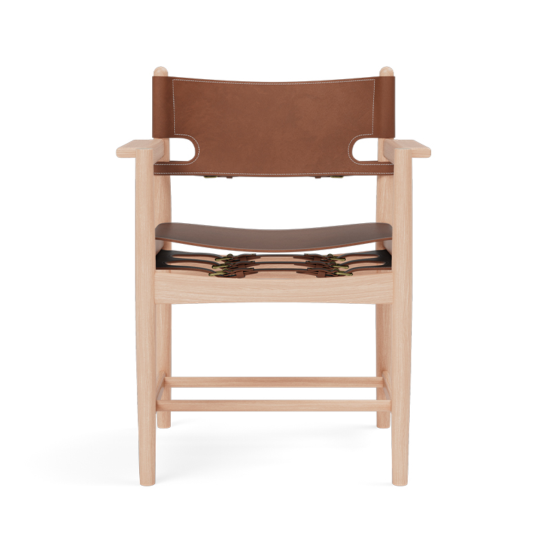 Spanish Dining Chair with Arms by Olson and Baker - Designer & Contemporary Sofas, Furniture - Olson and Baker showcases original designs from authentic, designer brands. Buy contemporary furniture, lighting, storage, sofas & chairs at Olson + Baker.