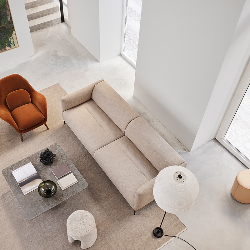 fredericia-konami-2-seater-lifestyle-0002 Olson and Baker - Designer & Contemporary Sofas, Furniture - Olson and Baker showcases original designs from authentic, designer brands. Buy contemporary furniture, lighting, storage, sofas & chairs at Olson + Baker.