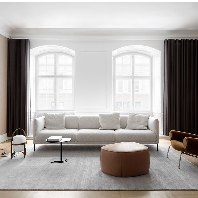 fredericia-konami-3-seater-lifestyle-0001 Olson and Baker - Designer & Contemporary Sofas, Furniture - Olson and Baker showcases original designs from authentic, designer brands. Buy contemporary furniture, lighting, storage, sofas & chairs at Olson + Baker.