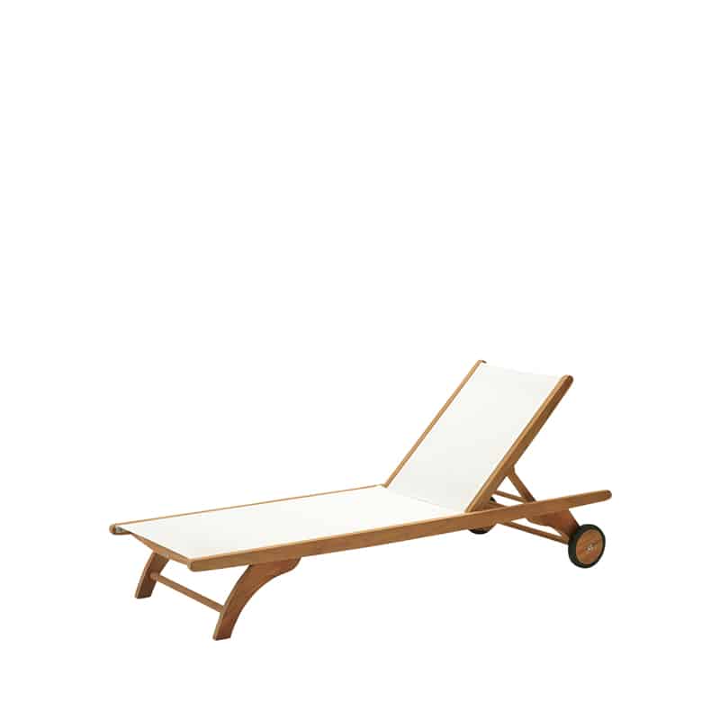 Skagerak Columbus Sun Lounger by Skagerak Design Olson and Baker - Designer & Contemporary Sofas, Furniture - Olson and Baker showcases original designs from authentic, designer brands. Buy contemporary furniture, lighting, storage, sofas & chairs at Olson + Baker.