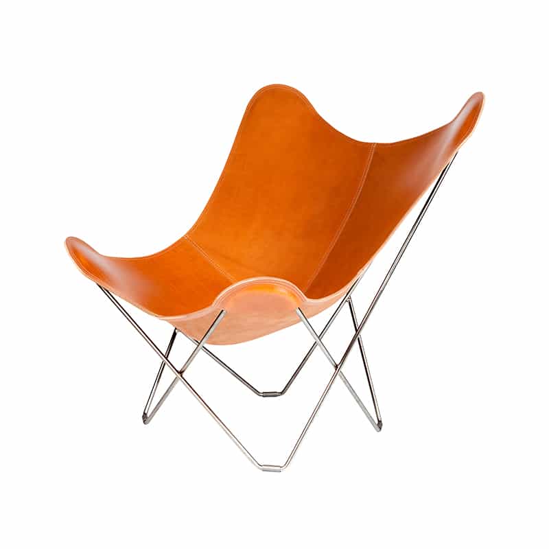 Cuero Design Butterfly Chair by Nils Kjerstadius Olson and Baker - Designer & Contemporary Sofas, Furniture - Olson and Baker showcases original designs from authentic, designer brands. Buy contemporary furniture, lighting, storage, sofas & chairs at Olson + Baker.