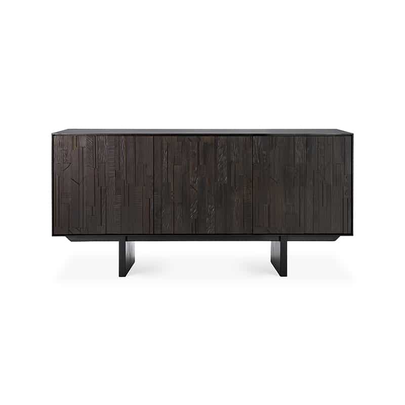 Ethnicraft Mosaic Sideboard by Alain van Havre Olson and Baker - Designer & Contemporary Sofas, Furniture - Olson and Baker showcases original designs from authentic, designer brands. Buy contemporary furniture, lighting, storage, sofas & chairs at Olson + Baker.