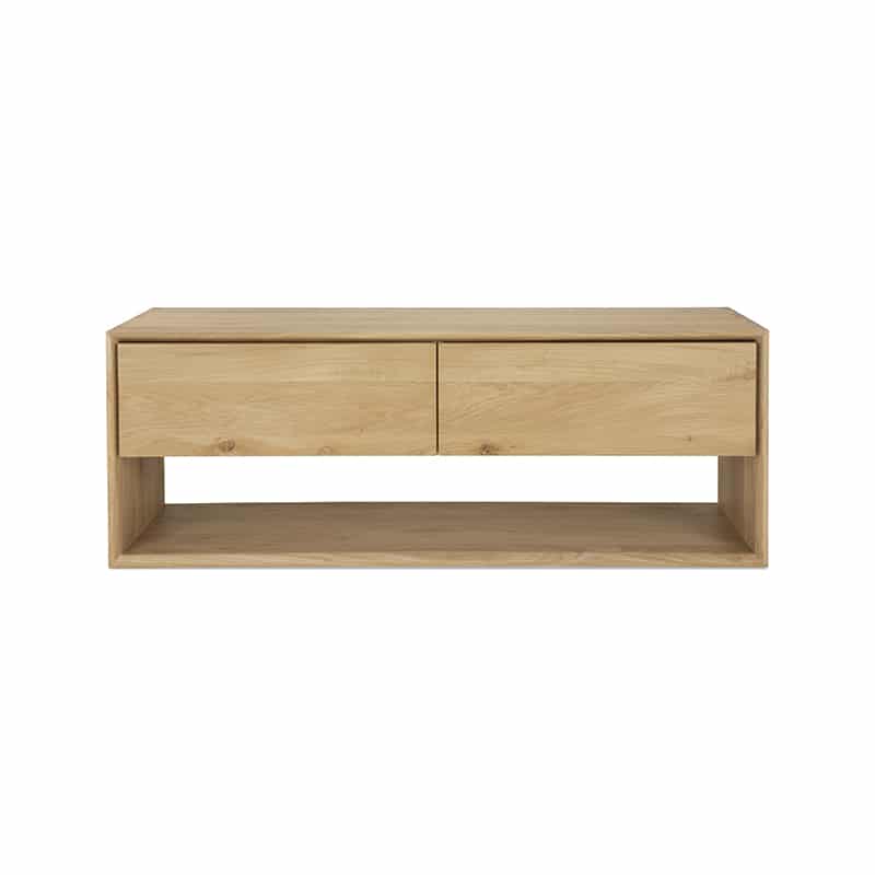 Ethnicraft Nordic TV Cabinet by Alain van Havre Olson and Baker - Designer & Contemporary Sofas, Furniture - Olson and Baker showcases original designs from authentic, designer brands. Buy contemporary furniture, lighting, storage, sofas & chairs at Olson + Baker.