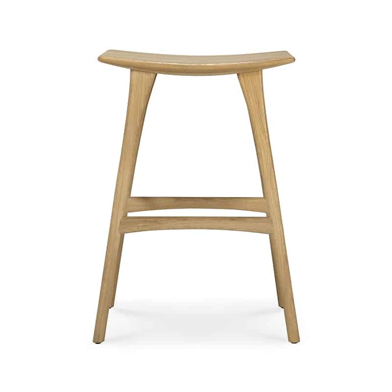 Ethnicraft Osso Bar Stool by Ethnicraft Design Studio Olson and Baker - Designer & Contemporary Sofas, Furniture - Olson and Baker showcases original designs from authentic, designer brands. Buy contemporary furniture, lighting, storage, sofas & chairs at Olson + Baker.