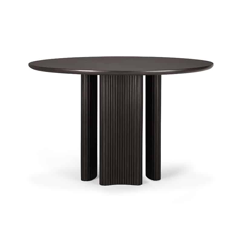 Ethnicraft Roller Max Dining Table by Jacques Deneef Olson and Baker - Designer & Contemporary Sofas, Furniture - Olson and Baker showcases original designs from authentic, designer brands. Buy contemporary furniture, lighting, storage, sofas & chairs at Olson + Baker.