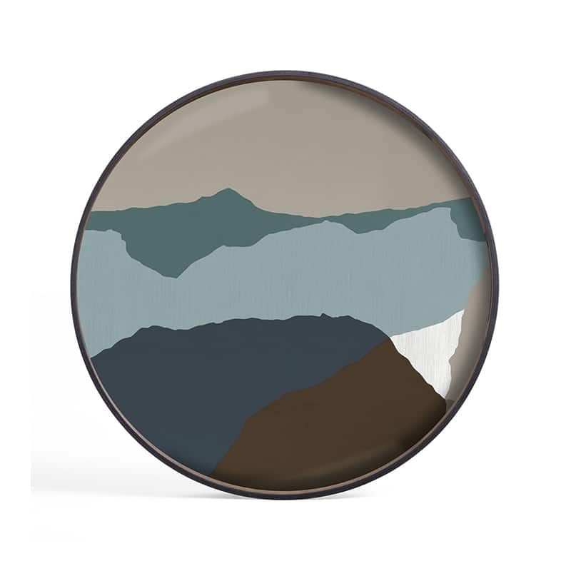 Ethnicraft Round Tray Extra Large by Dawn Sweitzer Olson and Baker - Designer & Contemporary Sofas, Furniture - Olson and Baker showcases original designs from authentic, designer brands. Buy contemporary furniture, lighting, storage, sofas & chairs at Olson + Baker.